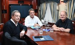 Macron, Scholz şi Draghi, în drum spre Kiev cu trenul (media)