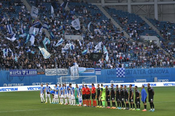 Fotbal: Universitatea Craiova, calificată în play-off-ul Europa Conference League, după 3-0 cu Zaria Lugansk