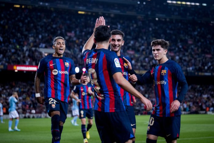 Fotbal: FC Barcelona a învins-o pe Celta Vigo (1-0) şi a revenit în fruntea clasamentului în La Liga