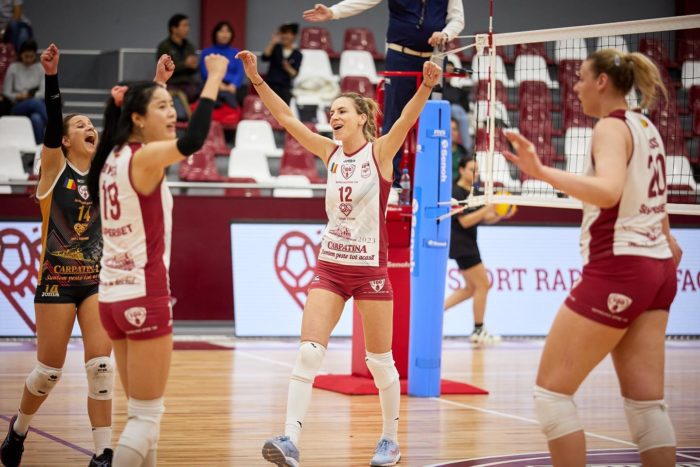 Volei feminin: CS Rapid Bucureşti, victorie în şaisprezecimile Cupei Challenge