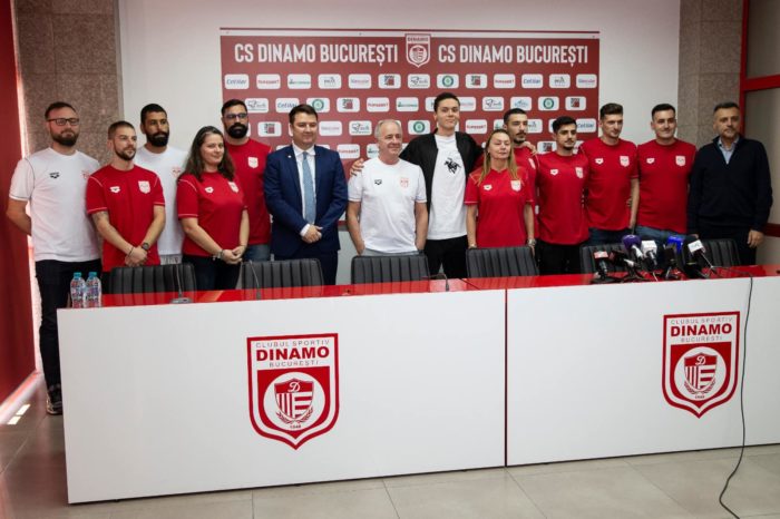 David Popovici, prezent la lansarea Academiei de înot a Clubului Sportiv Dinamo