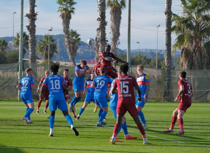Fotbal: CFR Cluj a remizat cu Holstein Kiel (1-1), în primul test din Spania
