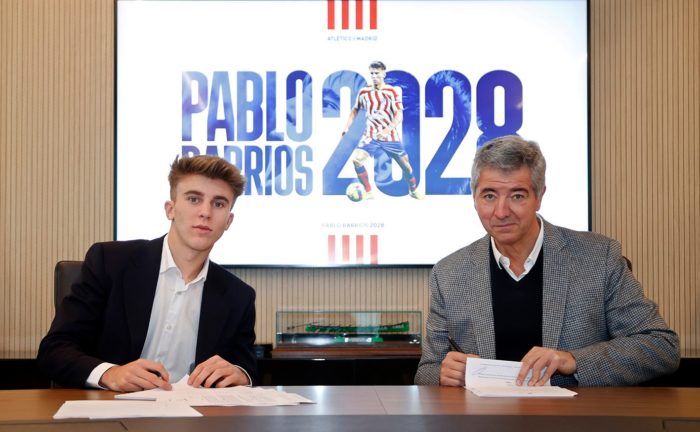 Fotbal: Pablo Barrios şi-a prelungit contractul cu Atletico Madrid până în 2028