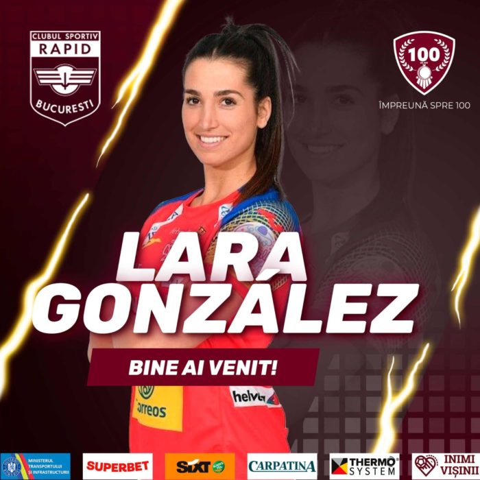 Handbal feminin: CS Rapid a transferat-o pe spaniola Lara Gonzalez