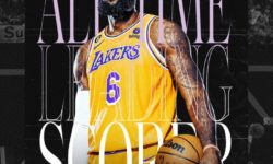 Baschet: LeBron James a devenit cel mai bun marcator din istoria NBA