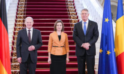 VIDEO Iohannis: Vom continua să fim ferm şi neabătut alături de Chişinău