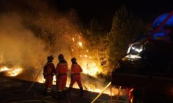 Spania: 550 de persoane au fost evacuate din cauza unui incendiu de vegetaţie