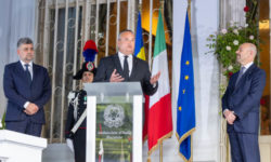 Ciucă: România şi Italia lucrează îndeaproape pentru a aduce la zi Parteneriatul Strategic Consolidat