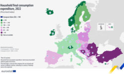 Eurostat: Cel mai scăzut nivel din UE al preţurilor în cazul cheltuielilor de consum s-a înregistrat în 2022 în România, Bulgaria şi Polonia