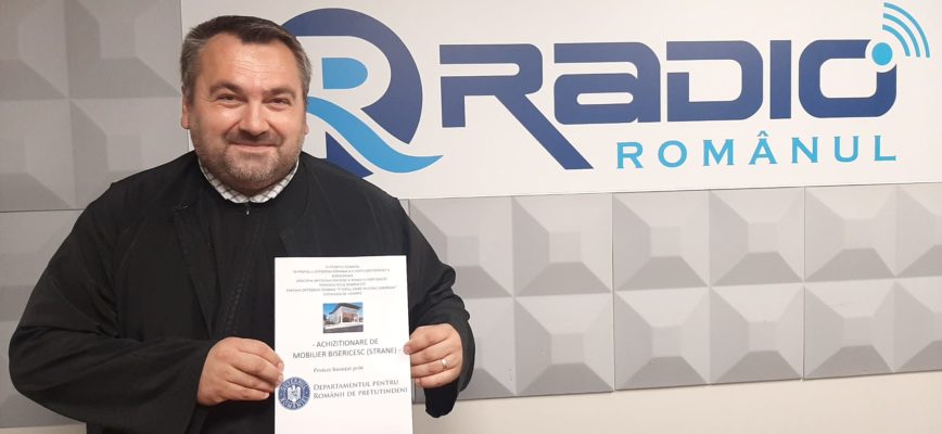 Preot Adrian Pintea: În Biserica Ortodoxă din Alcalá de Henares vom instala 176 de strane și scaune