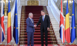 VIDEO Regele Charles al III-lea a fost primit de preşedintele Klaus Iohannis la Palatul Cotroceni