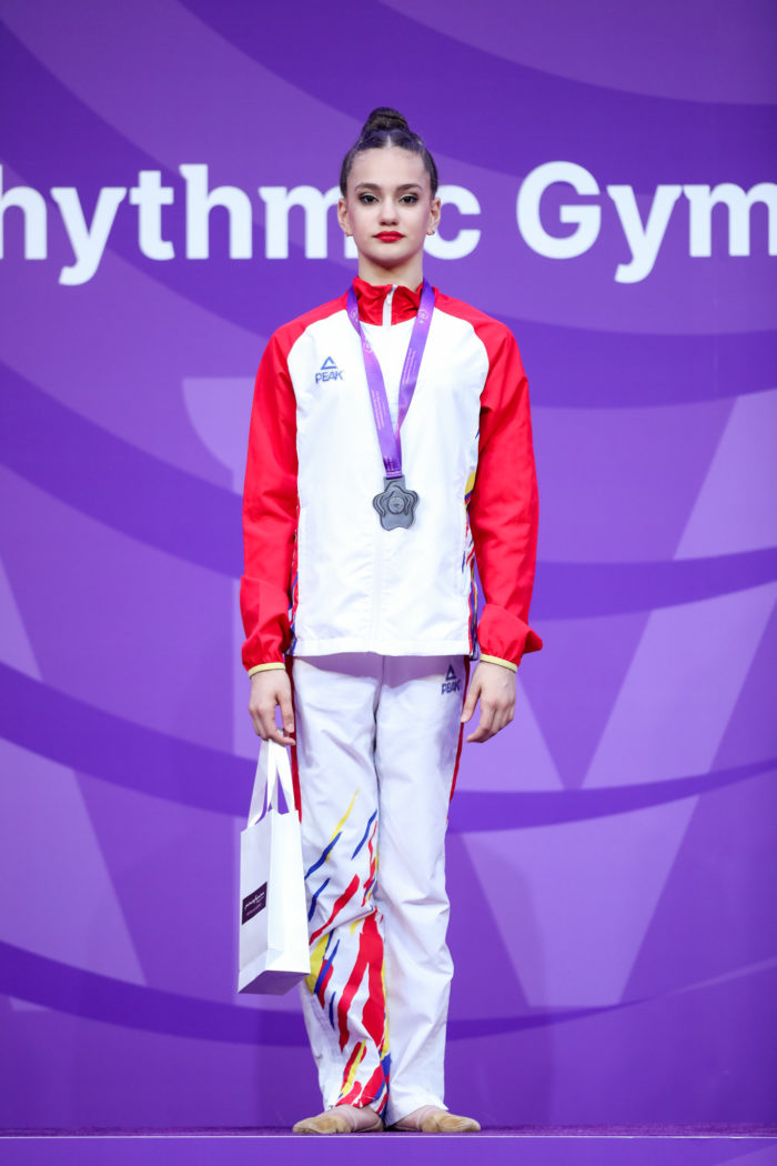 VIDEO Gimnastică ritmică: Amalia Lică, medaliată cu argint la Mondialele de junioare de la Cluj-Napoca