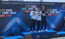 Nataţie-CM2023: Popovici şi Preda, medaliaţi cu aur şi argint la sărituri în apă de la mare înălţime