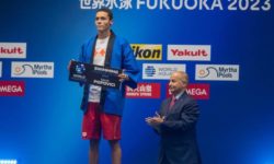 Nataţie: Înotătorul David Popovici, premiat la Mondialele de la Fukuoka