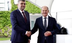 VIDEO Prim-ministrul Ciolacu – primit de cancelarul german Olaf Scholz