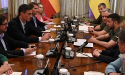 VIDEO Prim-ministrul spaniol reafirmă la Kiev sprijinul ‘fără echivoc’ din partea UE