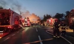 Explozie la o staţie GPL din Crevedia