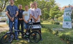 Timiş: Bicicleta cu hidrogen realizată de UPT, prezentată la Noaptea Cercetătorilor Europeni