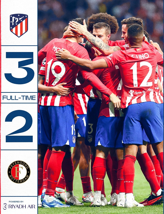 Fotbal: Victorii dramatice pentru Atletico Madrid şi Şahtior Doneţk în Liga Campionilor