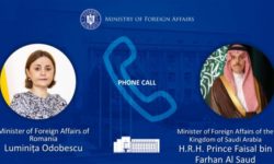 MAE: Convorbire telefonică a ministrului de Externe cu omologul saudit