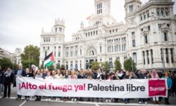 Război Israel-Hamas/ Spania: 35.000 de persoane au cerut la Madrid un armistiţiu în Fâşia Gaza