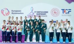 Gimnastică aerobică: România a cucerit 8 medalii la Europenele de la Antalya