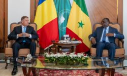 VIDEO Preşedintele Klaus Iohannis a fost primit de omologul său din Senegal, Macky Sall
